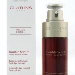 Clarins Double Serum Complete Age Control Concentrate 75 ml./ 2.5 oz. NEW
